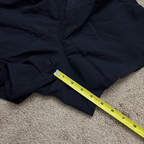 Patagonia Women’s Baggies Black Athletic Shorts Size Small Tie String Waist - Picture 8 of 8